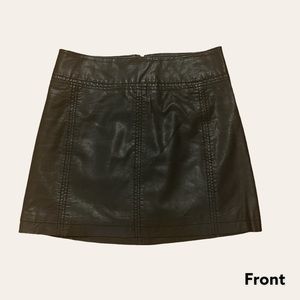 Modern Femme Vegan Mini Skirt